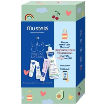 Mustela Promo Happy Baby-Day 75 Years Package 4τμχ Mustela Promo Happy Baby-Day 75 Years Package 4τμχ