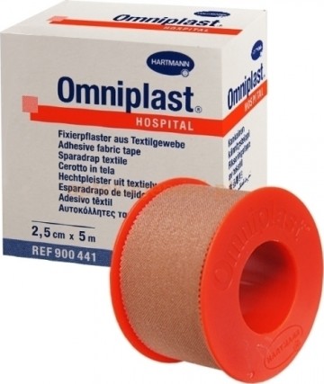 Hartmann Omniplast ταινίες στερέωσης από ύφασμα 2,5cmx5m 1τεμ. Hartmann Omniplast ταινίες στερέωσης από ύφασμα 2,5cmx5m 1τεμ.