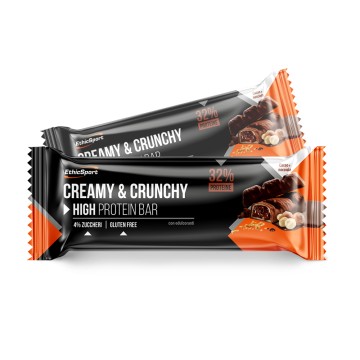 EthicSport Creamy & Crunchy High Protein Bar Cocoa & Hazelnut 30gr