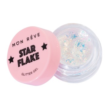 Mon Reve Starflake Glitter Gel 05 Diamond, 4g Mon Reve Starflake Glitter Gel 05 Diamond, 4g