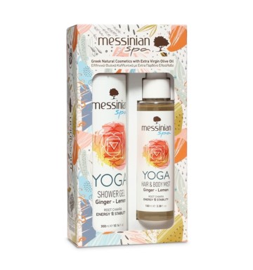 Messinian Spa Promo Yoga with Ginger & Lemon Shower Gel, 300ml & Ha...