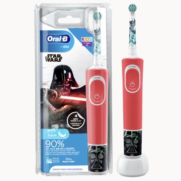Furçë dhëmbësh elektrike për fëmijë Oral-B Vitality Kids Star Wars për fëmijë Extra Soft 3 vjet+