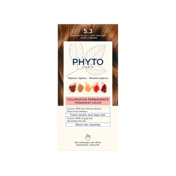 Phyto Phytocolor Μόνιμη Βαφή Μαλλιών 5.3 Καστανό Ανοιχτό Χρυσό Phyto Phytocolor Μόνιμη Βαφή Μαλλιών 5.3 Καστανό Ανοιχτό Χρυσό