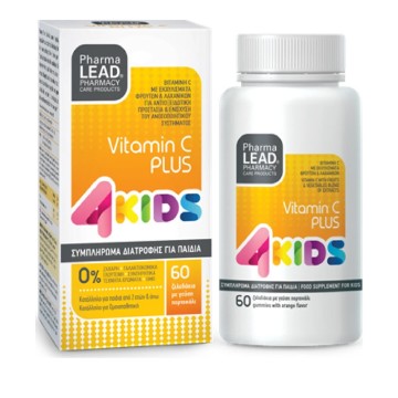 PharmaLead 4Kids Vitamin C Plus Πορτοκάλι 60 μασώμενα ζελεδάκια