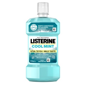 Listerine Cool Mint Στοματικό Διάλυμα με Ήπια Γεύση 250ml