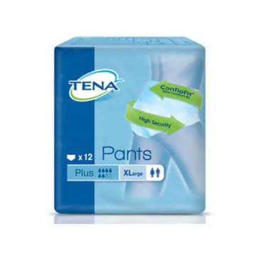 Tena Pants Plus X-Large X12 Tena Pants Plus X-Large X12