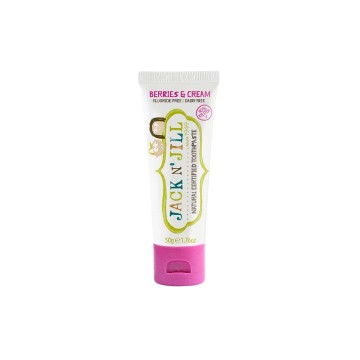 Jack N Jill Natural Certified Toothpaste Berries & Cream 6m+, 50g
