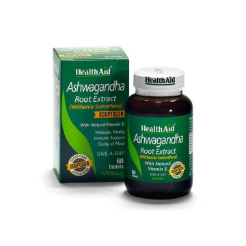 Health Aid Extrait de racine d'Ashwagandha 60 comprimés