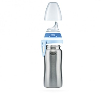 Nuk Active Cup in Stainless Steel Blue 12m+ 215m