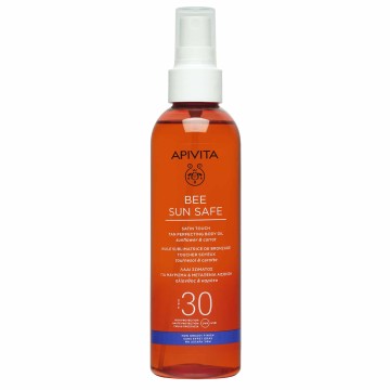 Apivita Bee Sun Safe Tan Perfecting Body Oil SPF30 200ml