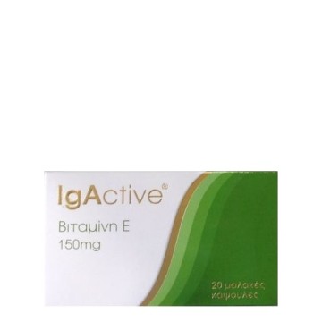 IgActive Vitamine E 150mg 20 capsules molles