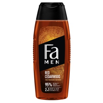 Fa Men Shower Gel 2 in 1 Body & Hair Red Cedarwood 400ml