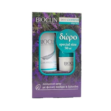 Bioclin Deo Control Spray Talc 150ml & 50ml Spray