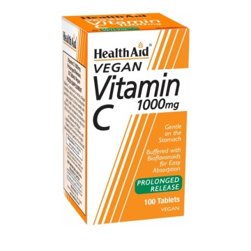 Health Aid Vitamin C 1000mg Prolonged Release 100 herbal capsules