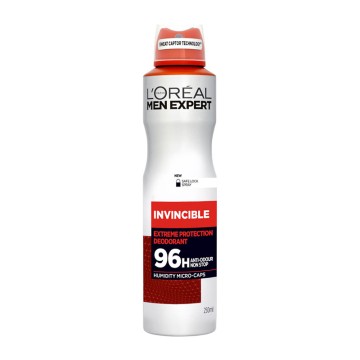 LOreal Men Expert Invisible 96h Deodorante spray per uomo 150ml