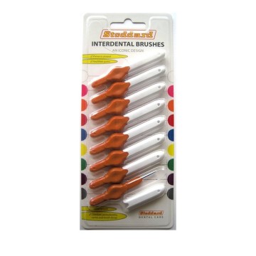 Stoddard Orange Interdental Brushes 0.45mm 8 pieces