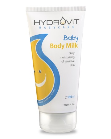 Hydrovit Baby Body Milk - Καθημερινή Ενυδάτωση της Ευαίσθητης Επιδερμίδας 150ml
