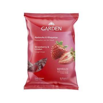 Garden Καραμέλες για τον Βήχα και τον Πονόλαιμο με Φράουλα & Φλαμού...