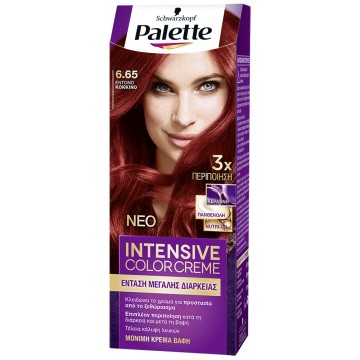 Palette Tinture Per Capelli Semi-Set N6.65 Biondo Scuro Rosso Intenso