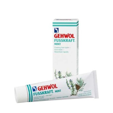Gehwol Fusskraft Menthe Baume anti-inflammatoire pour pieds et mollets, 75 ml