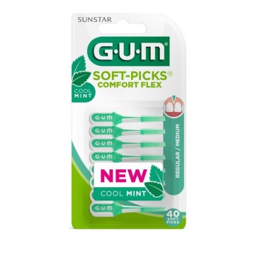 Gum Soft-Picks Comfort Flex Cool Mint 40τμχ Gum Soft-Picks Comfort Flex Cool Mint 40τμχ