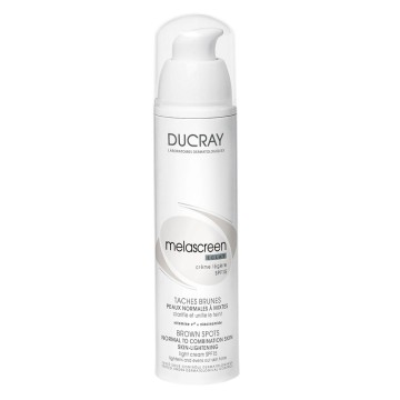 Ducray Melascreen Eclat Crème Légère SPF15,  Κρέμα Προστασίας & Διόρθωσης για Κηλίδες-Πανάδες, 40ml