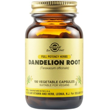 Solgar Dandelion Root Αποτοξινωτικό του Ήπατος - Διουρητικό 100 Capsules