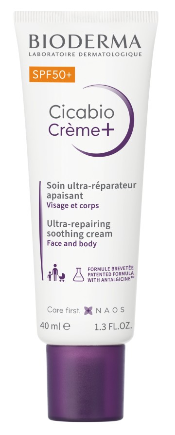 Bioderma Cicabio Crème+ SPF 50+, Καταπραϋντική Κρέμα Ανάπλασης με Υ... Bioderma Cicabio Crème+ SPF 50+, Καταπραϋντική Κρέμα Ανάπλασης με Υ...