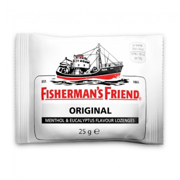 Fishermans Friend Original Mint & Eucalyptus за кашлица и възпалено гърло 25гр