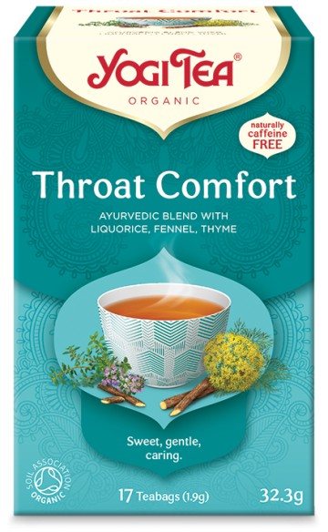 Yogi Tea Throat Comfort 32.3gr, 17 Φακελάκια