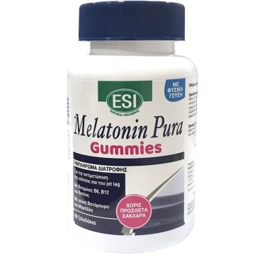 ESI Melatonin Pura Gummies, 60 τεμάχια