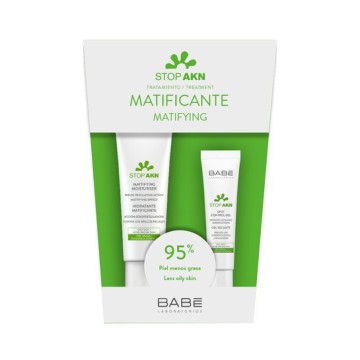 Babe Laboratorios Promo Stop AKN Mattifying moisturiser 50ml & Stop AKN Spot Control Gel 8 ml