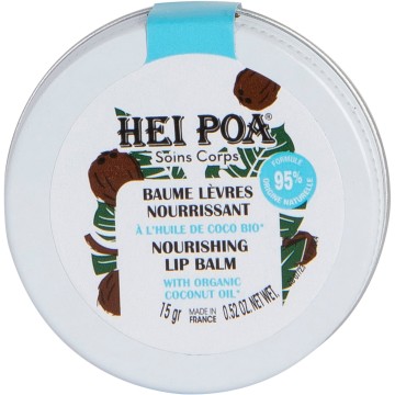 Hei Poa Nourishing Lip Balm Organic Coconut Oil, 15g Hei Poa Nourishing Lip Balm Organic Coconut Oil, 15g