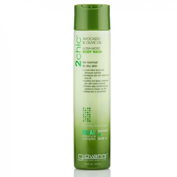 Giovanni 2 Chic Gel douche ultra-humide à l'avocat et à l'huile d'olive 310 ml