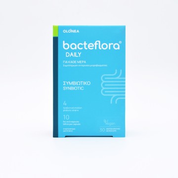 Olonea Bacteflora Daily, Προβιοτικά-Πρεβιοτικά για το Εντερικό Μικοροβίωμα, 30caps