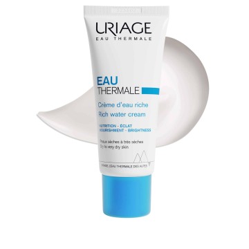 Uriage Eau Thermale Creme DEau Riche Facial Moisturizer for Dry/Very Dry Skin 40ml