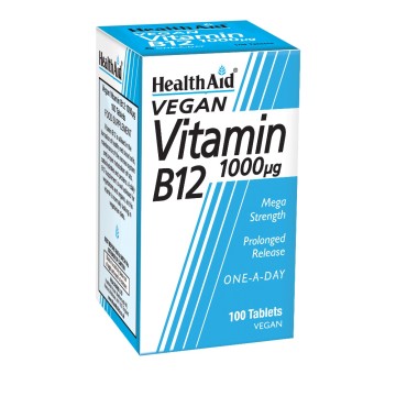 Health Aid Vitamine B12, 1000 mg 100 comprimés
