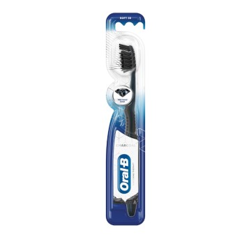 OralB Charcoal Whitening Therapy Οδοντόβουρτσα Λεύκανσης με Άνθρακα Soft 35 1τεμ.
