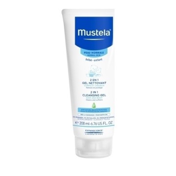 Mustela 2 в 1 Очищающий гель Baby-Child Cleansing Gel для тела и волос 200мл