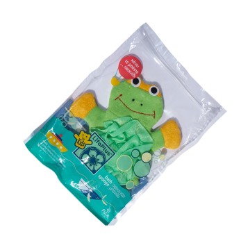 Детская хлопковая губка Lifoplus Green-Frog
