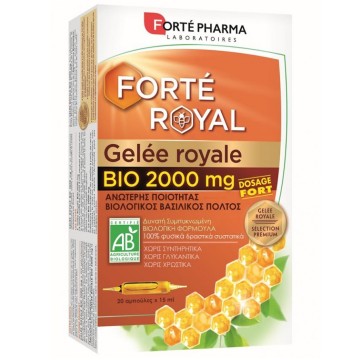 Forté Pharma Gelée Royale Bio 2000 mg 20 Ampoules