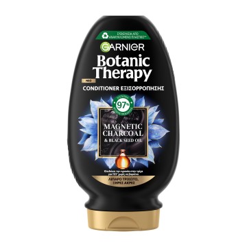 Garnier Botanic Therapy Magnetic Charcoal Conditioner Εξισορρόπησης για Λιπαρό Τριχωτό & Ξηρές Άκρες 200ml