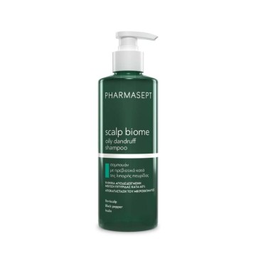 Pharmasept Scalp Biome Shampoo für fettige Schuppen, 400 ml