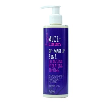 Aloe Colors De-Make Up 3in1 Cleansing Hydrating Toning 250ml