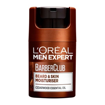 LOreal Men Expert BarberClub Crema idratante per barba e pelle, 50 ml