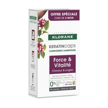 Klorane KeratinCaps 90 Capsules Klorane KeratinCaps 90 Capsules