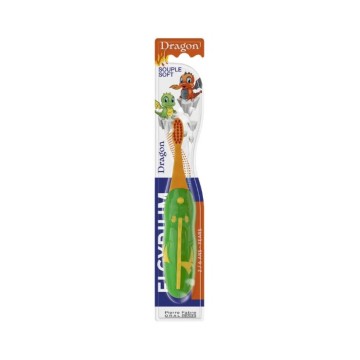 Elgydium Οδοντόβουρτσα Souple Soft Πράσινος Δράκος για 2-6 ετών, 1 ... Elgydium Οδοντόβουρτσα Souple Soft Πράσινος Δράκος για 2-6 ετών, 1 ...