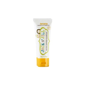Jack N Jill Natural Certified Toothpaste Banana 6m+, 50g Jack N Jill Natural Certified Toothpaste Banana 6m+, 50g