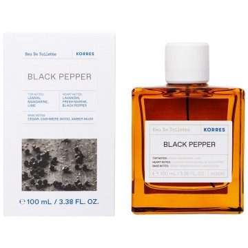 Korres Black Pepper Eau de Toilette, 100ml