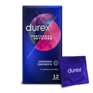 Durex Performax Intense, Προφυλακτικά Με Κουκκίδες, Ραβδώσεις και Ε... Durex Performax Intense, Προφυλακτικά Με Κουκκίδες, Ραβδώσεις και Ε...